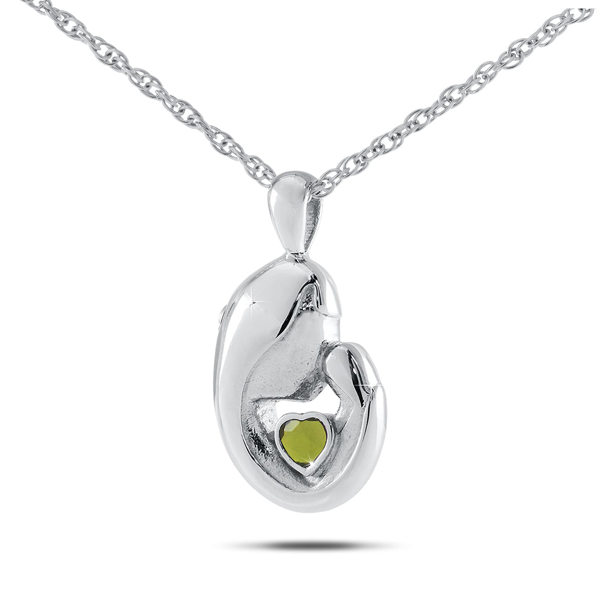 August w/ Peridot Sterling Silver Keepsake